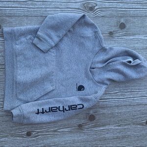 Gray Carhartt Hoodie Kids Size 8